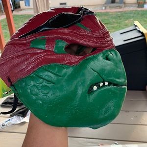 Raphael Teenage mutant ninja turtle adult mask.